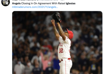 LA 에인절스 마무리 투수 이글레시아스 재계약