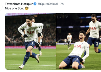 손흥민 시즌 5호골 쏘고, 스파이더맨 거미줄 쏘고