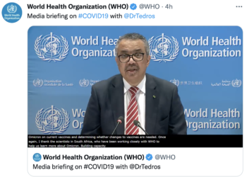 WHO “오미크론, 재감염 위험 크지만, 증상은 가벼워”