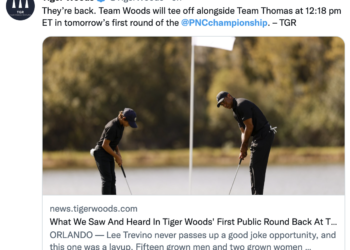 우즈가 돌아왔다.