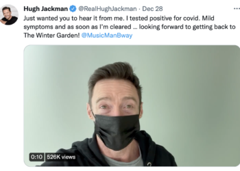 X맨 휴잭맨 코로나 양성..돌파감염