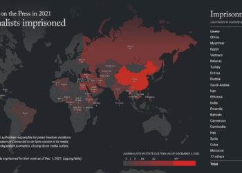 올해 최악의 언론 탄압국가 1위 중국…2위 국가는 어디