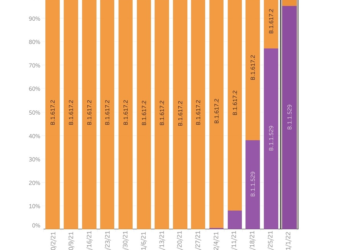 미국 신규 감염자 95%가 오미크론…”확진자 대량 급증 야기”