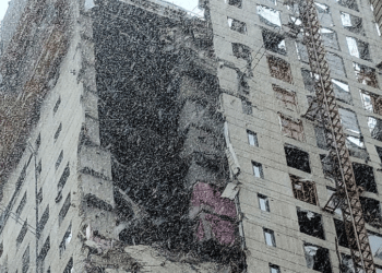 광주 아파트 신축 중 외벽 붕괴..6명 실종