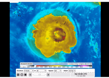 통가서 또 다른 화산 폭발…”큰 파도 감지”