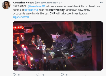 한인 10대 생일 전날 참변..차량전복 3명 사망