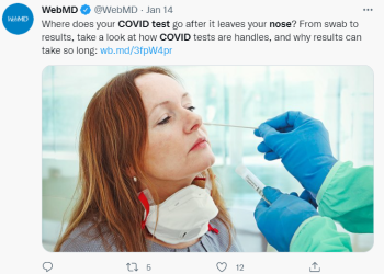 PCR 검사 후 염증..연골 무너져 콧구멍 1개 된 여성