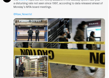 뉴욕 지하철 공포, 또 60대 떠밀려…아시안여성 사망 9일만에