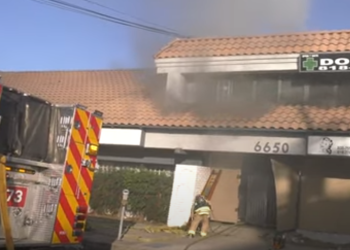 LA 리시다 지역서 건물 화재