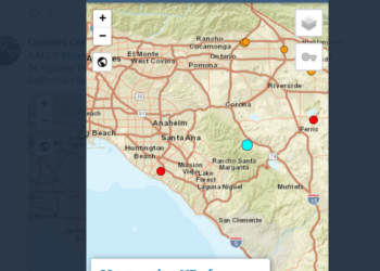 엘시노어 레이크 인근서 규모 3.5 지진..10일새 2차례