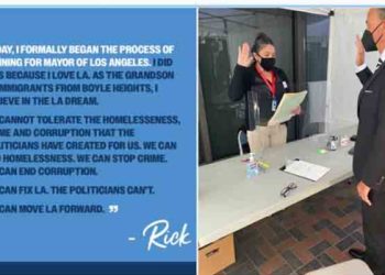 억만장자 릭 카루소 LA 시장 선거 출사표