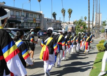 한인타운서 정월대보름 지신밟기