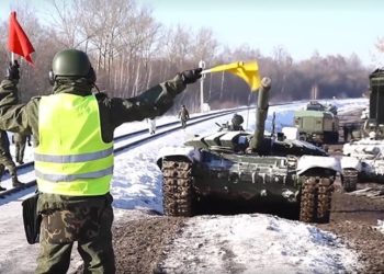 러시아, 병력 원주둔지로 철수 영상 공개