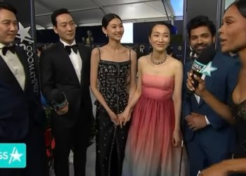 “무명시절 그립나”…미 기자 또 무례, 정호연 답변은?