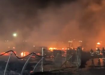 산타아나 강풍에 리버사이드 대형 화재