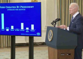 바이든 ” 일자리 창출 내가 역대 최강”