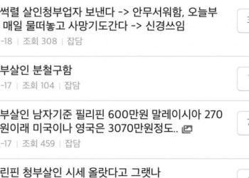 “살인청부 모금하자” 선 넘는 분풀이….”일베와 뭐가 다른가?”