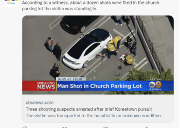 한인타운 한복판서 백주대낮 총격전…주민들 공포