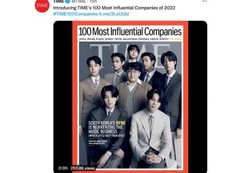 BTS, 타임지 표지모델로