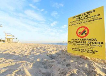 롱비치 해변 전면 폐쇄.. 수만 갤런 오수 유입