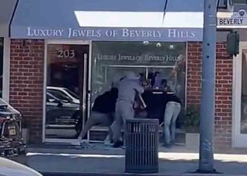 베벌리힐스 떼강도단 5백만달러 보석 도난(영상)