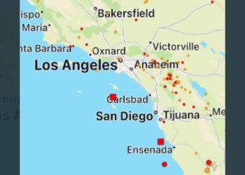 LA 42마일 지점서 규모 4.0 지진