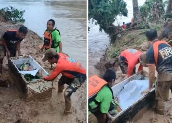 ‘산사태’ 냉장고에 숨어 목숨 구해