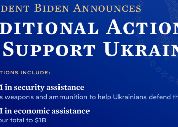 바이든, “러 선박 미국 입항 금지”…우크라에 8억달러 추가 군사지원