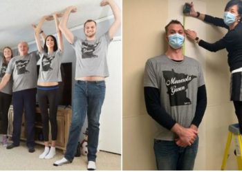 평균 신장 203cm 미국인 가족…세계 최장신 가족 기네스북 올라