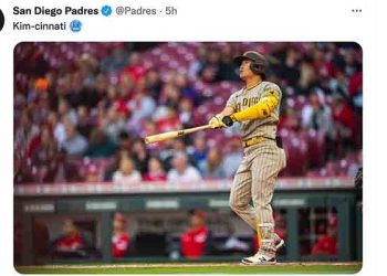 김하성 시즌 2호포 쾅, 팀 역전승 견인