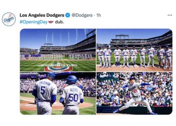 다저스 개막전 승리..기분 좋은 시즌 출발