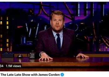 ‘ BTS 단골’ 제임스 코든, ‘더 레이트 레이트 쇼’ 떠난다