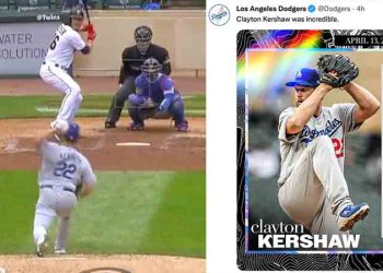 ‘7이닝 퍼펙트 게임’ 커쇼, 왜 교체해?..로버츠 감독 논란