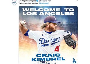 다저스, 크렉 킴브렐 영입 뒷문 단속