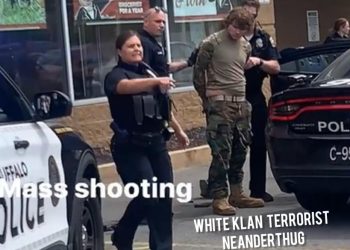 버팔로 수퍼마켓 총기 난사, 최소 10명 사망..’백인우월주의’ 남성 체포