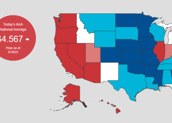 전국 50개주 모두 개스값 4달러 넘어..사상 초유 사태