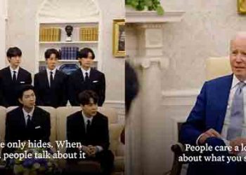 BTS, 바이든 영상, 2시간만 200만명(영상)