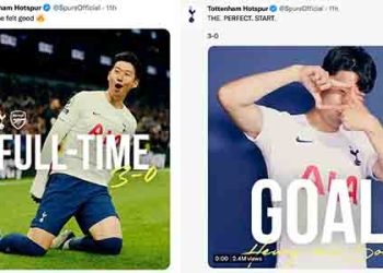 펄펄 나는 손흥민, 득점왕 보인다..살라와 단 1골 차