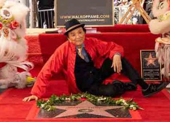 제임스 홍, 93세에 헐리우드 명예의 거리 입성