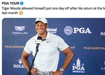 다시 필드에 선 ‘황제’ 우즈 “나는 더 강해질 것”