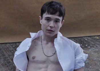 ‘성전환’ 엘리엇 페이지, 상의 탈의…”수술 흉터 선명”