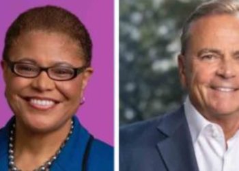 [LA시장]카루소, 배스 누르고 1위..과반 득표 못해 11월 결선