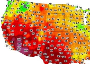 남서부 살인 폭염..104년만에 최고, 데스밸리 122도 기록