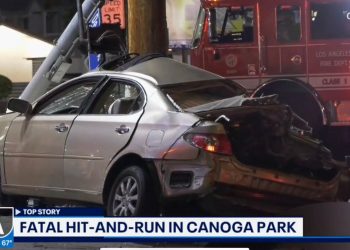 로걸서 80마일 질주 충돌, 피해차 운전자 사망..가해차 운전자만 사라져