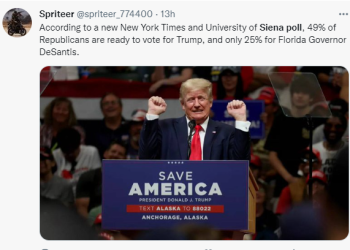 공화 지지자들 “트럼프 출마하면 민주당 후보 찍을 것”