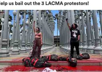 LACMA 어반라이트서 쇼킹한 낙태권리 시위 3명 체포