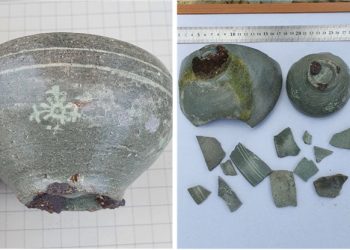 새만금 신공항 예정 부지서 고려청자 유물 쏟아져