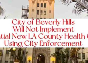 베벌리힐스, 마스크 안쓰기로..LA카운티는?