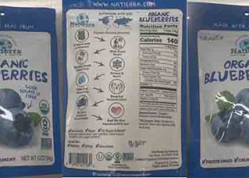 냉동건조 블루베리 납성분 위험수위..”당장 폐기”