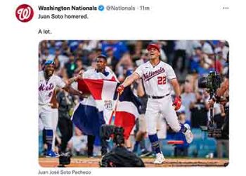올스타 홈런 더비 챔피언, 워싱턴의 후안 소토